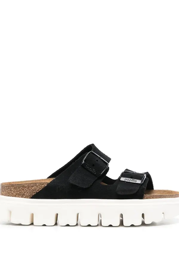 Birkenstock Arizona flat sandals - Svart