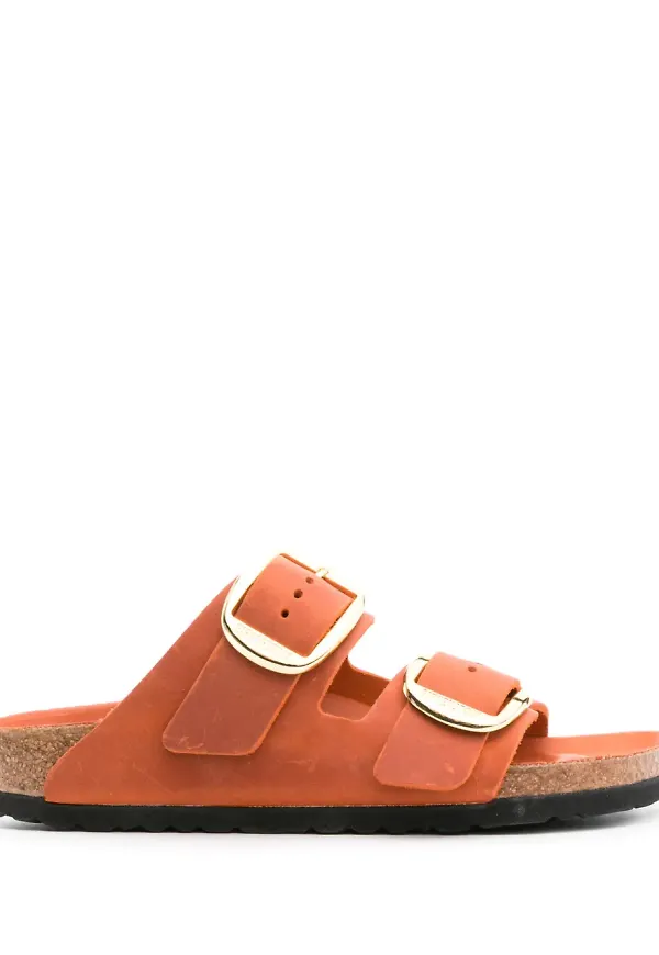 Birkenstock Arizona lädertofflor - Orange