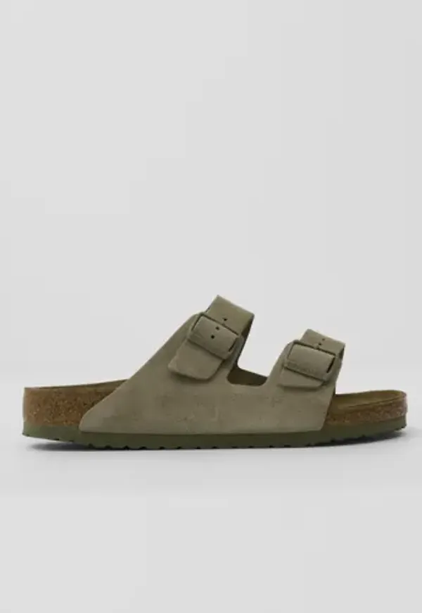 Birkenstock Arizona Leve Faded Khaki Tofflor Beige
