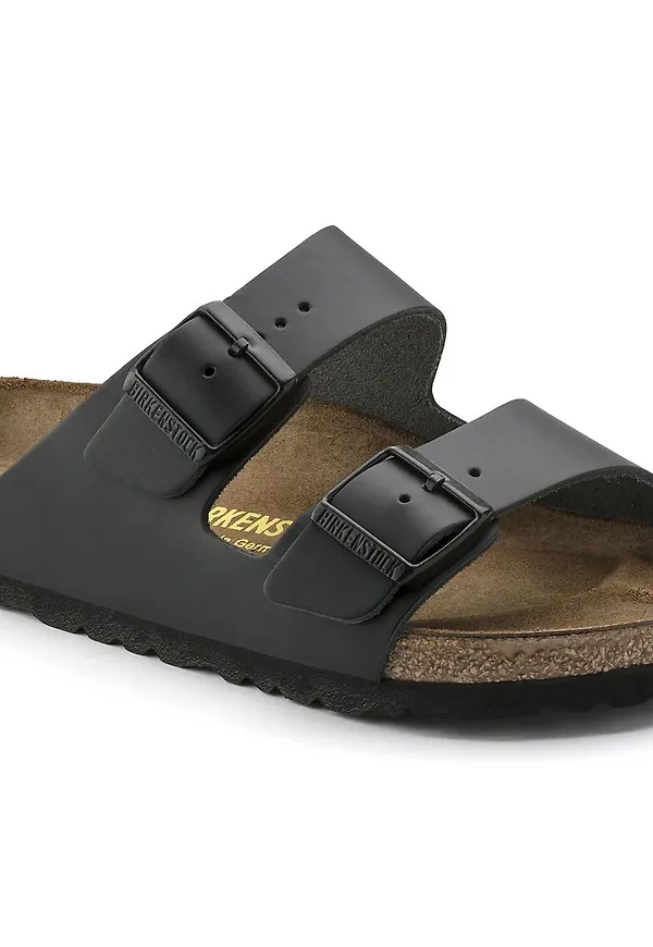 Birkenstock Arizona Natural Leather Narrow Black