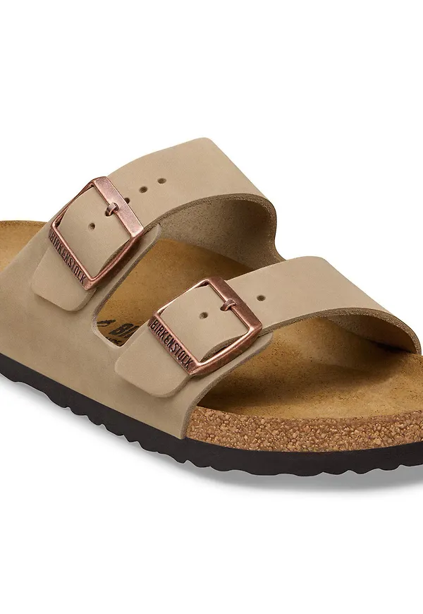 Birkenstock Arizona Oiled Leather Narrow Tobacco Brown