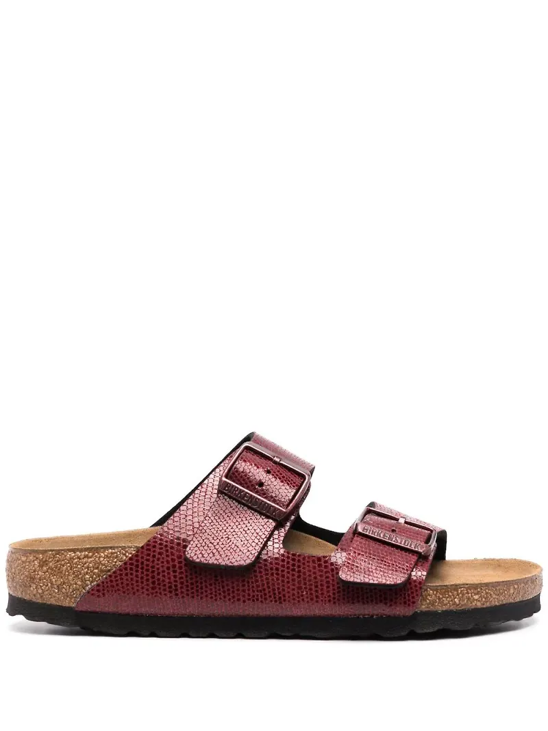 Birkenstock Arizona sandaler med dubbel rem - Röd