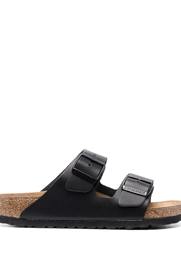 Birkenstock Arizona sandaler med dubbel rem - Svart