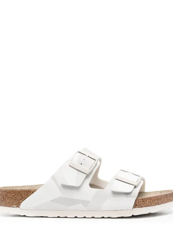 Birkenstock Arizona sandaler med dubbla remmar - Vit