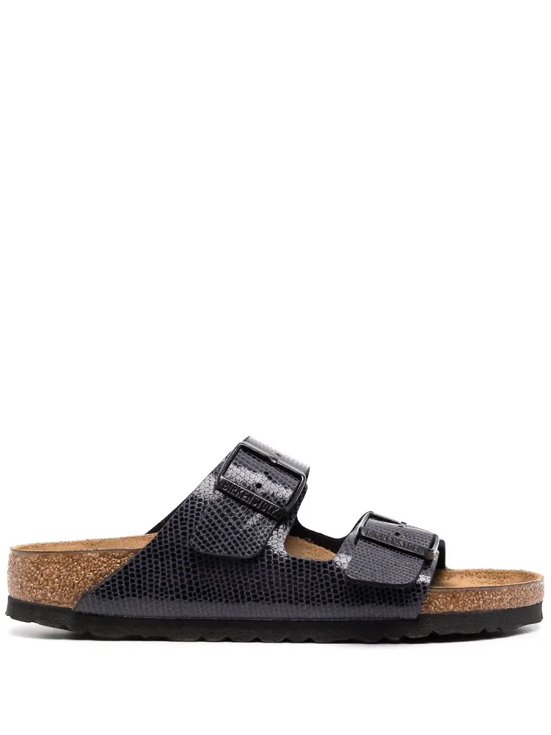 Birkenstock Arizona sandaler med dubbla spännen - Blå
