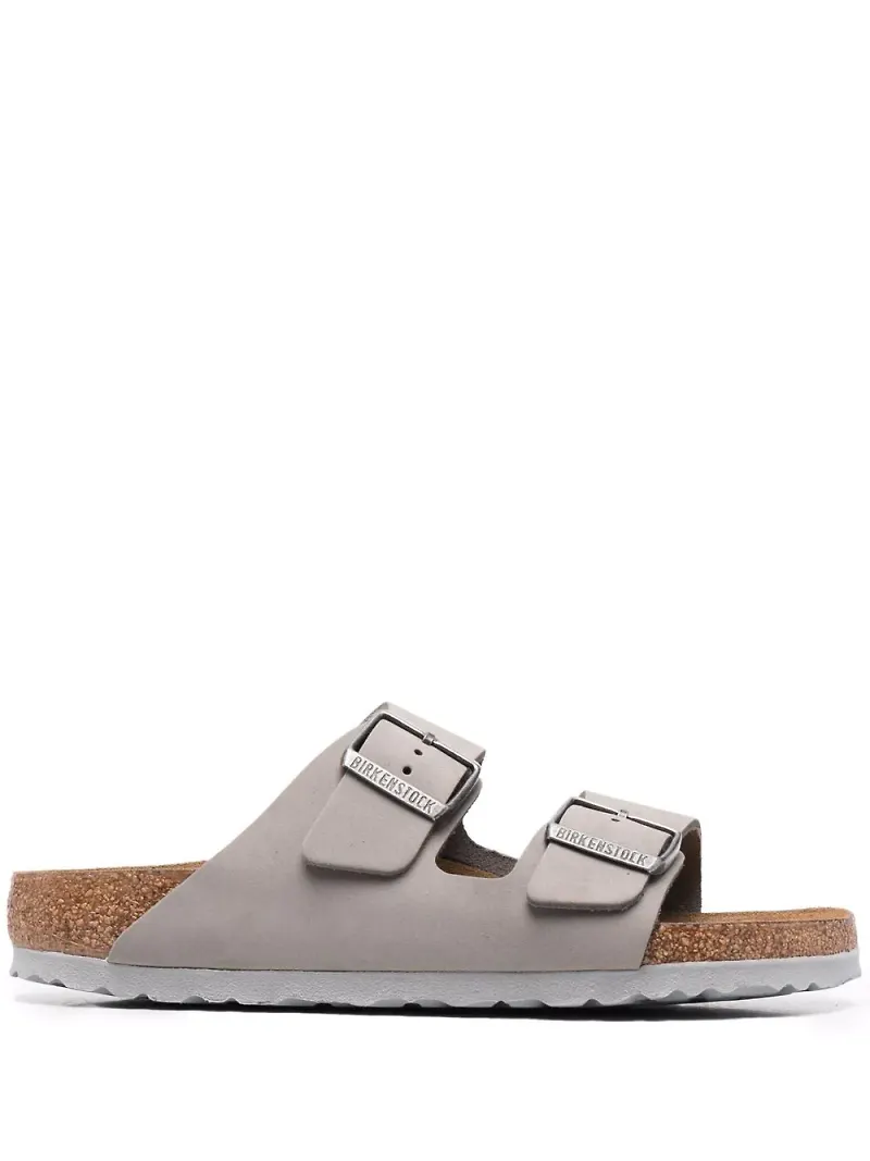 Birkenstock Arizona sandaler med dubbla spännen - Grå