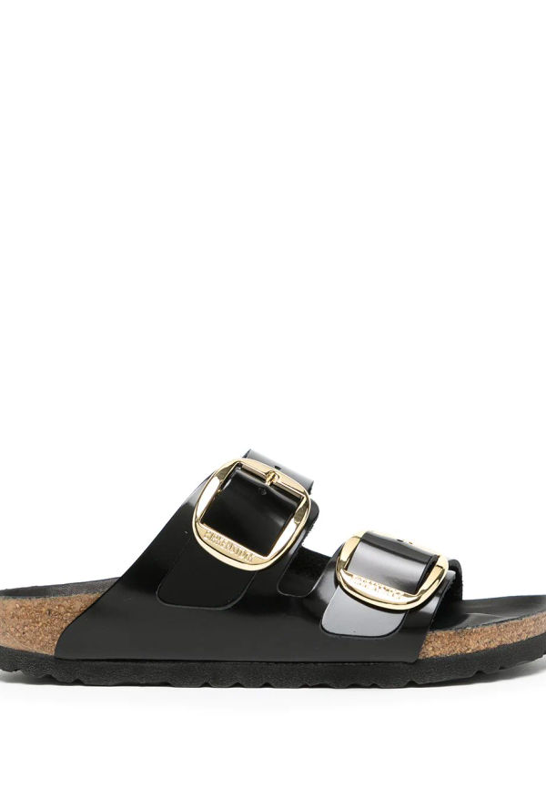 Birkenstock Arizona sandaler med dubbla spännen - Svart