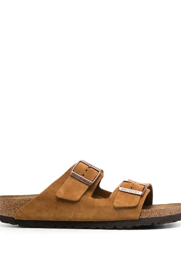 Birkenstock Arizona sandaler med spänne - Brun