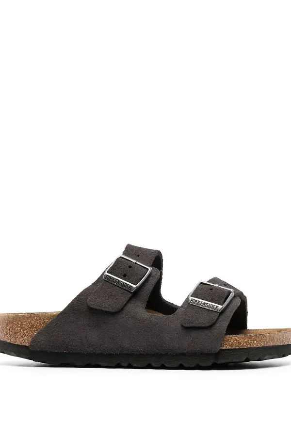 Birkenstock Arizona sandaler med spänne - Grå