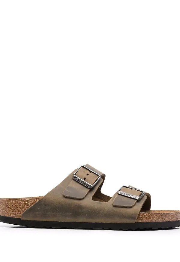 Birkenstock Arizona sandaler med spänne - Grön