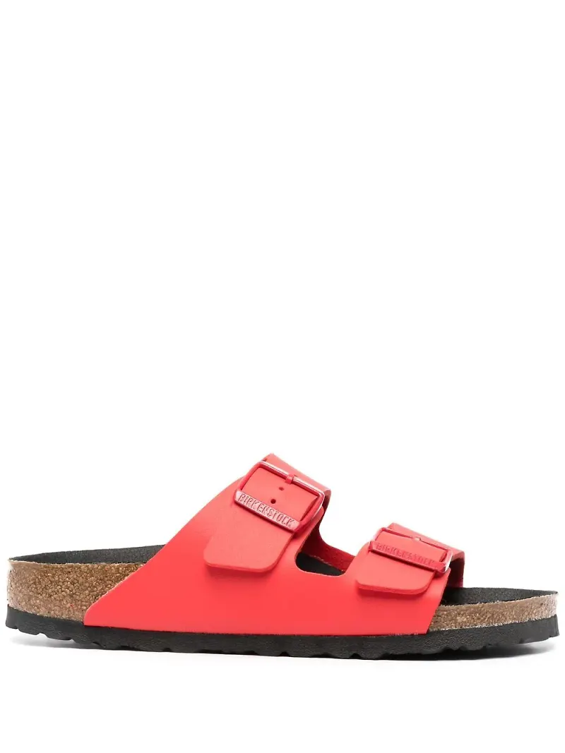 Birkenstock Arizona sandaler med spänne - Röd