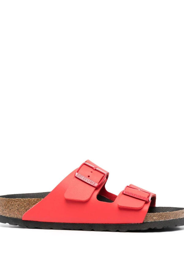 Birkenstock Arizona sandaler med spänne - Röd