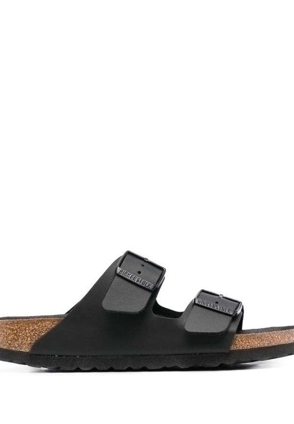 Birkenstock Arizona tofflor med dubbla spännen - Svart