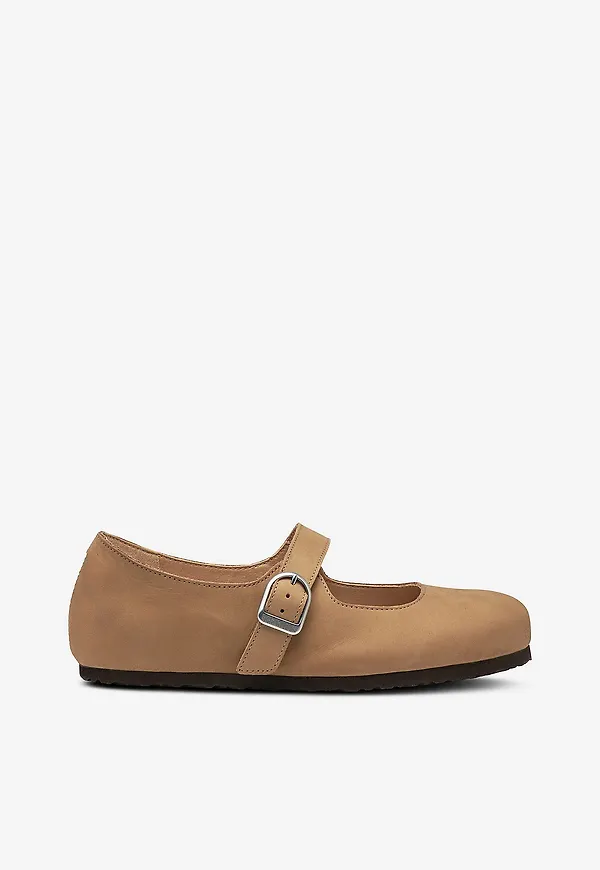 Birkenstock - Ballerinaskor Santa Clarita - Beige