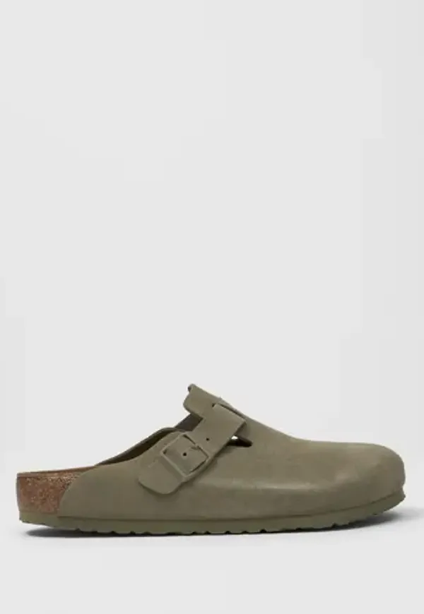 Birkenstock Boston LEVE Tofflor Grön