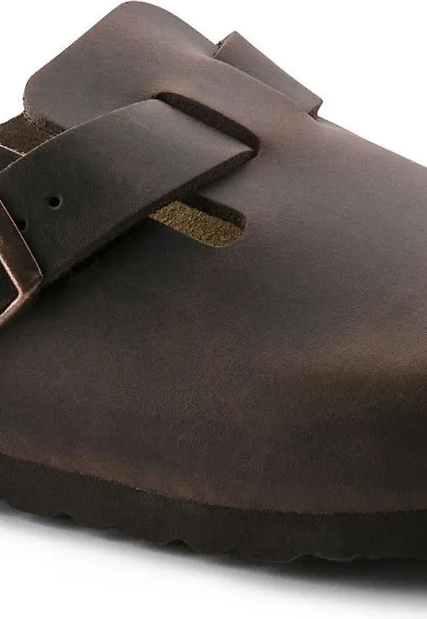 Birkenstock Boston Oiled Leather Regular Habana