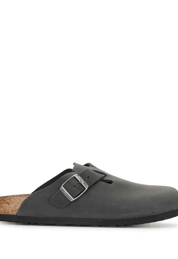Birkenstock Boston slip-ons med spänne - Svart
