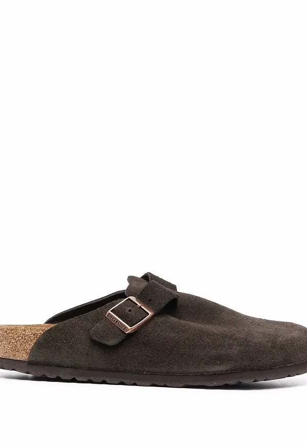 Birkenstock Boston tofflor - Brun
