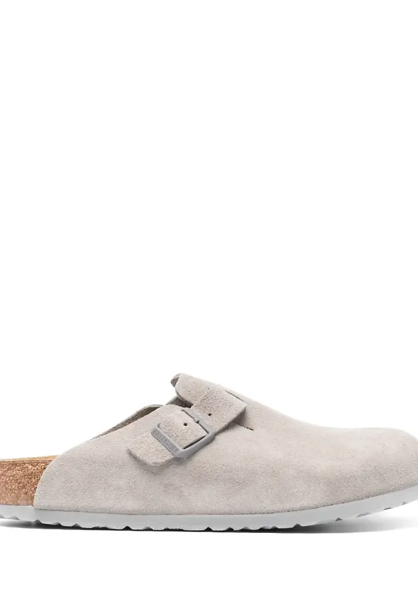 Birkenstock Boston tofflor - Grå