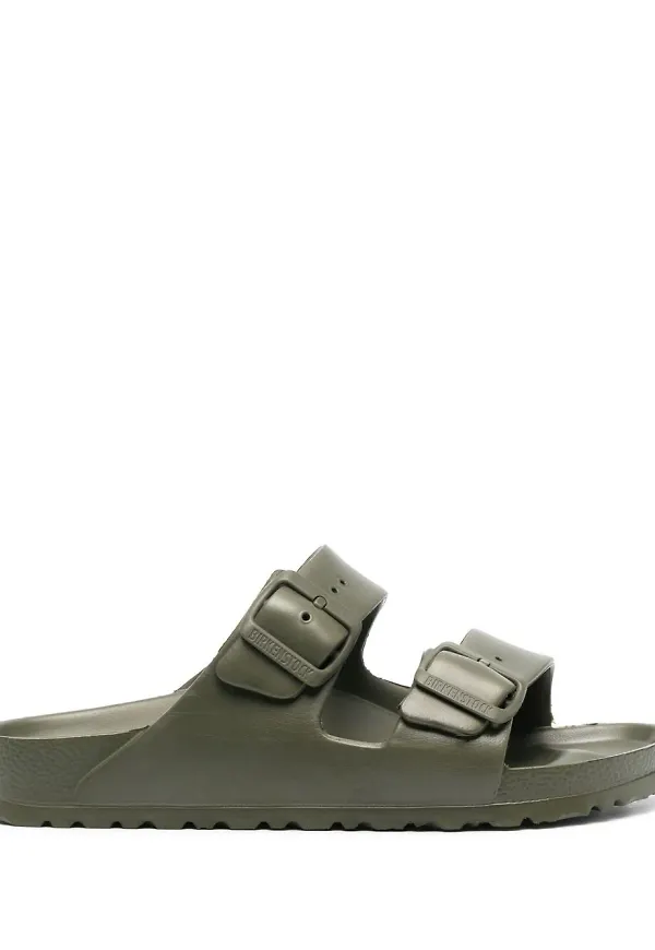 Birkenstock Eva lädersandaler - Grön