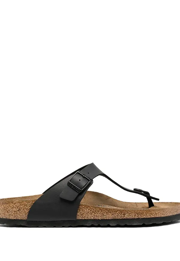 Birkenstock flipflops med spänne - Svart