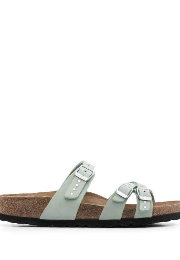 Birkenstock Franca sandaler med spänne 20 mm - Grön