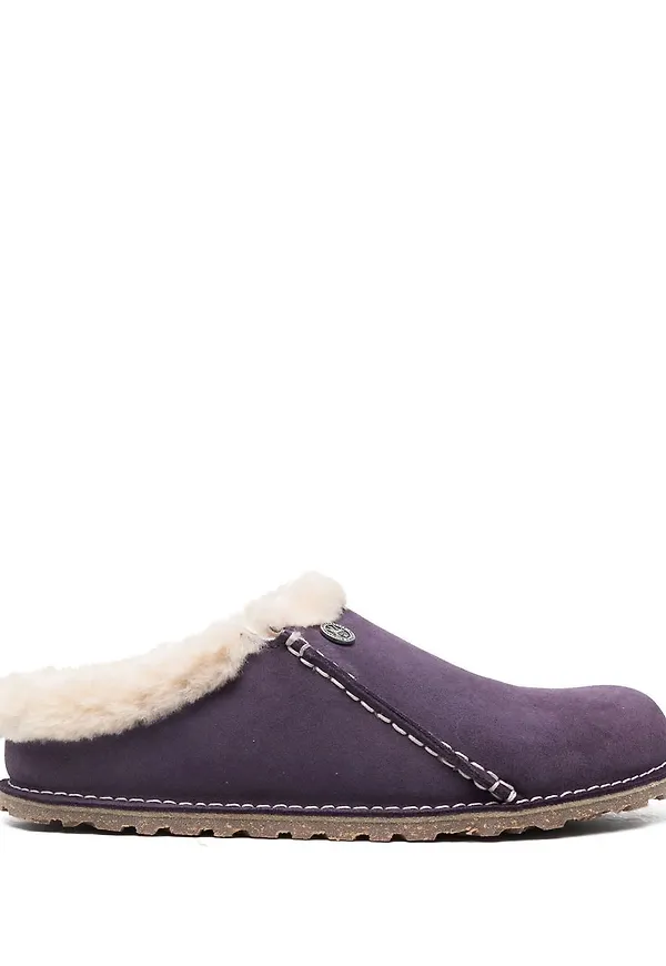 Birkenstock fårskinnsfodrade slip-ons - Lila
