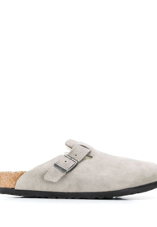 Birkenstock fårskinnsfodrade tofflor - Grå