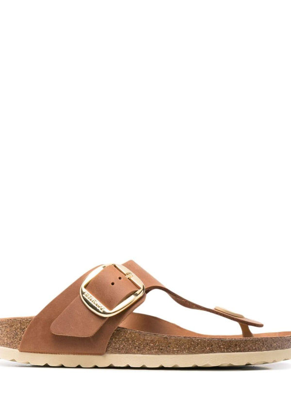 Birkenstock Gizeh flipflops med t-rem - Brun