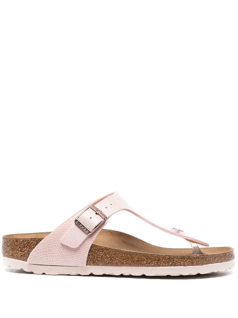Birkenstock Gizeh lädersandaler - Rosa