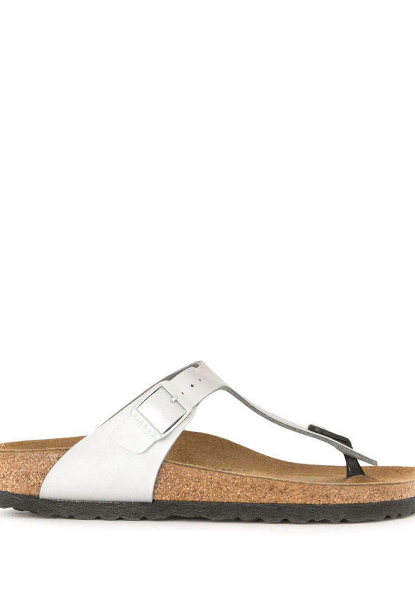 Birkenstock Gizeh sandaler - Silverfärgad