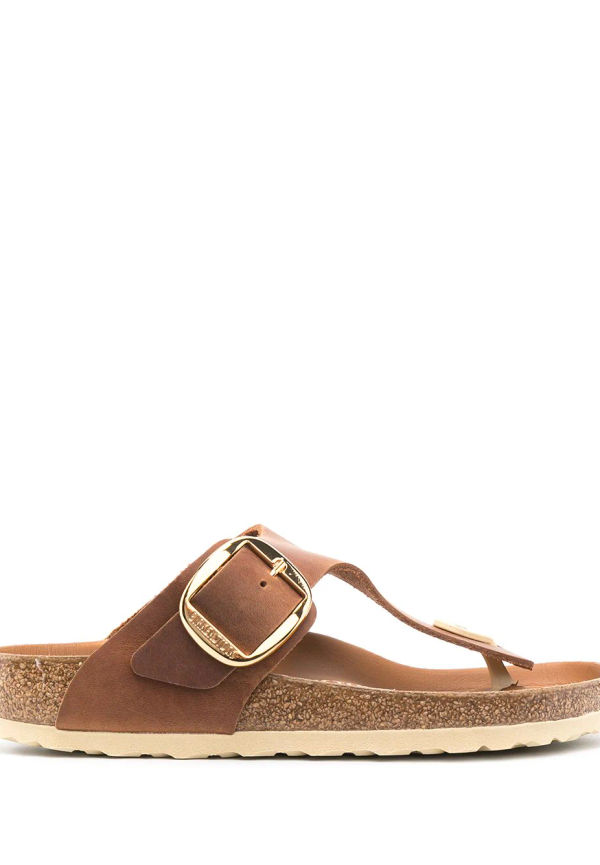 Birkenstock Gizeh sandaler med spänne - Brun