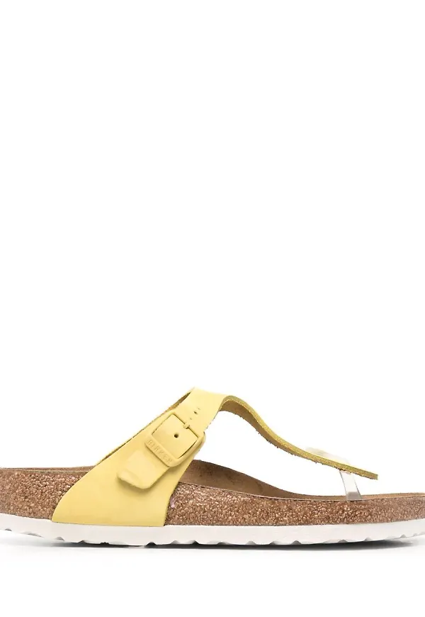 Birkenstock Gizeh sandaler med t-rem - Gul