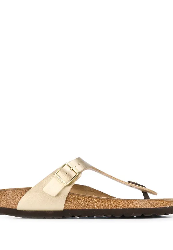 Birkenstock Gizeh slip-onsandaler - Guldfärgad