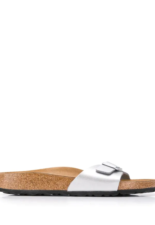 Birkenstock Madrid Oiled sandaler - Silverfärgad