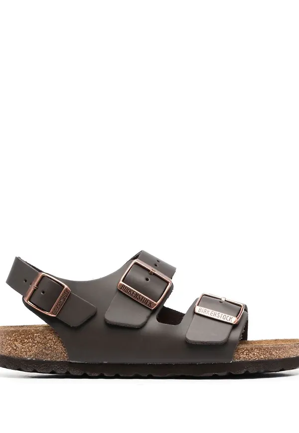 Birkenstock Milano sandaler med spänne - Brun