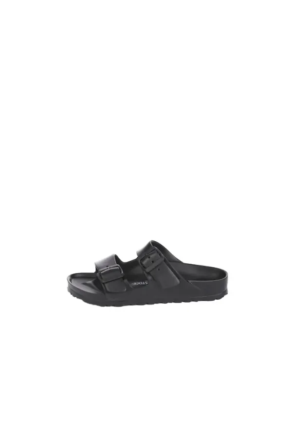 Birkenstock Platta sandaler Svart, Dam