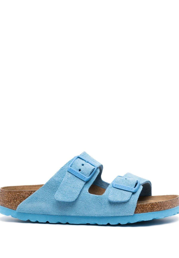 Birkenstock sandaler med dubbla remmar - Blå