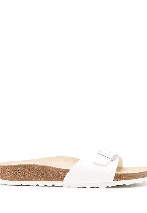 Birkenstock sandaler med ett spänne - Vit