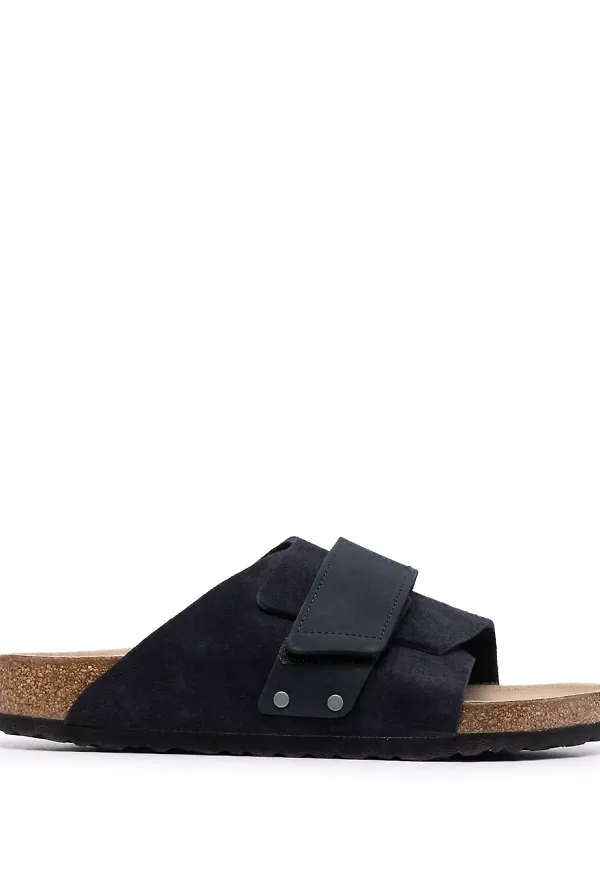 Birkenstock sandaler med läderrem - Blå