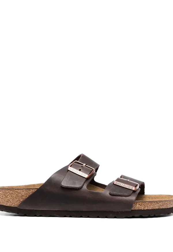Birkenstock sandaler med sidospänne - Brun