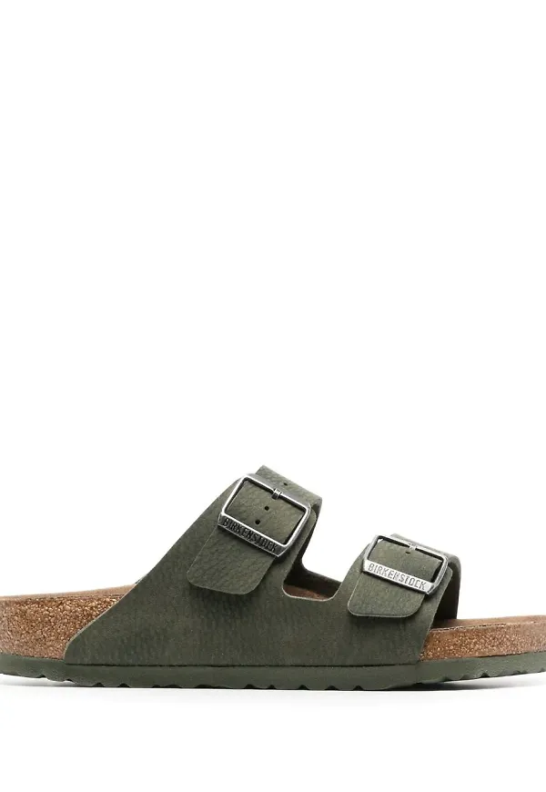 Birkenstock sandaler med sidospänne - Grön