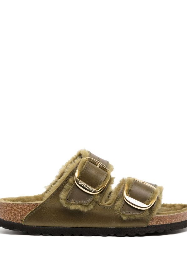 Birkenstock sandaler med sidospänne - Grön