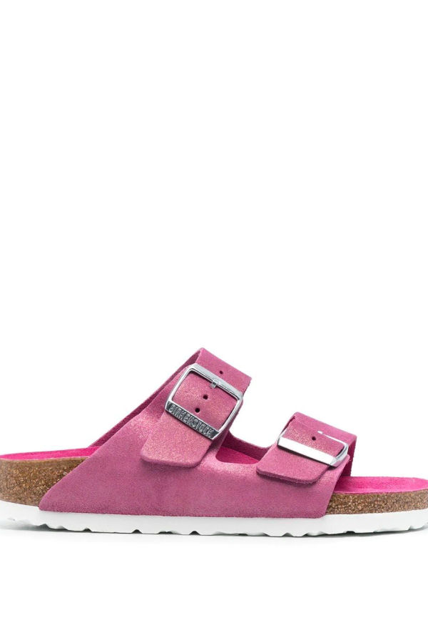 Birkenstock sandaler med sidospänne - Rosa