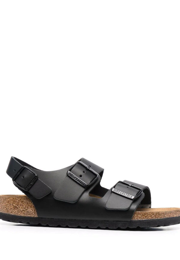 Birkenstock sandaler med sidospänne - Svart