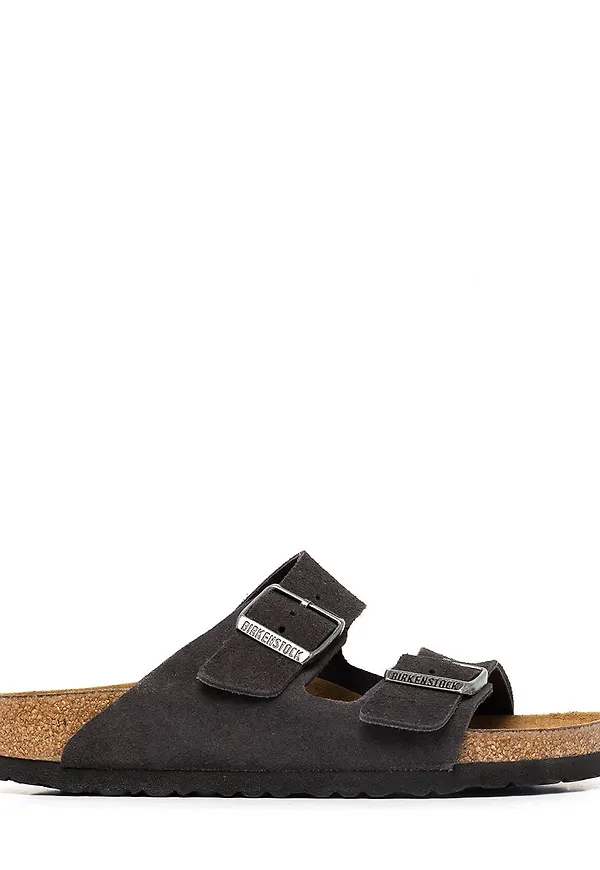 Birkenstock sandaler med spänne - Grå