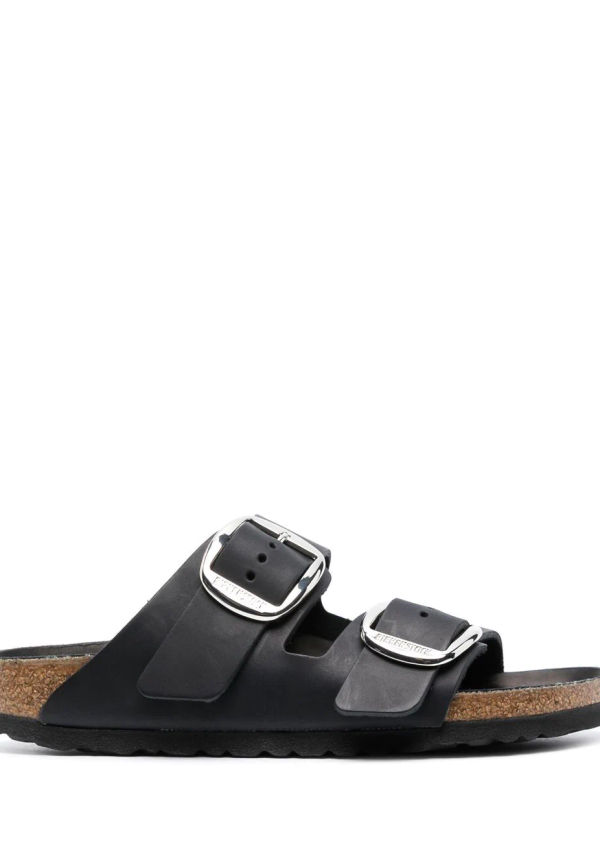 Birkenstock sandaler med spänne - Svart