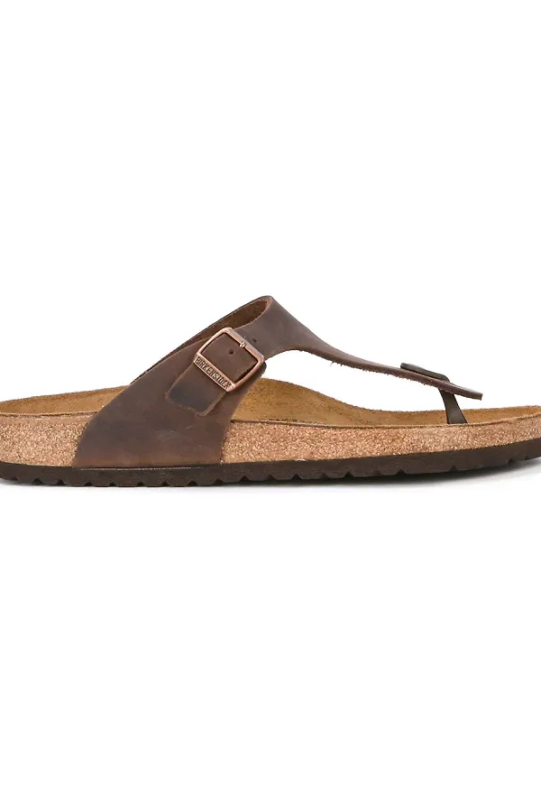 Birkenstock sandaler med t-rem - Brun