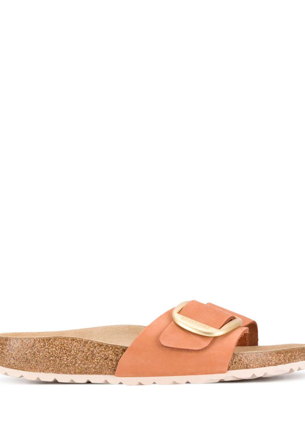 Birkenstock sandaler med öppen tå och spänne - Brun