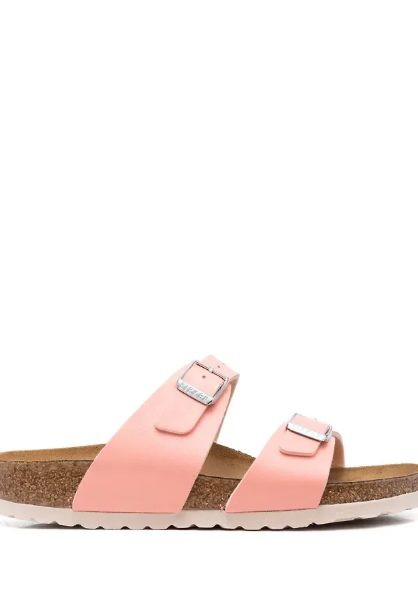 Birkenstock Sidney sandaler med dubbla remmar - Rosa